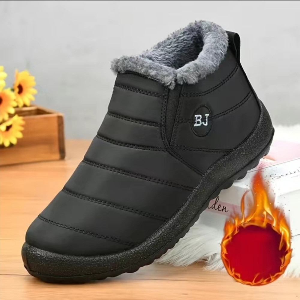 Men's Warm Snow Boots, Casual Winter Boots